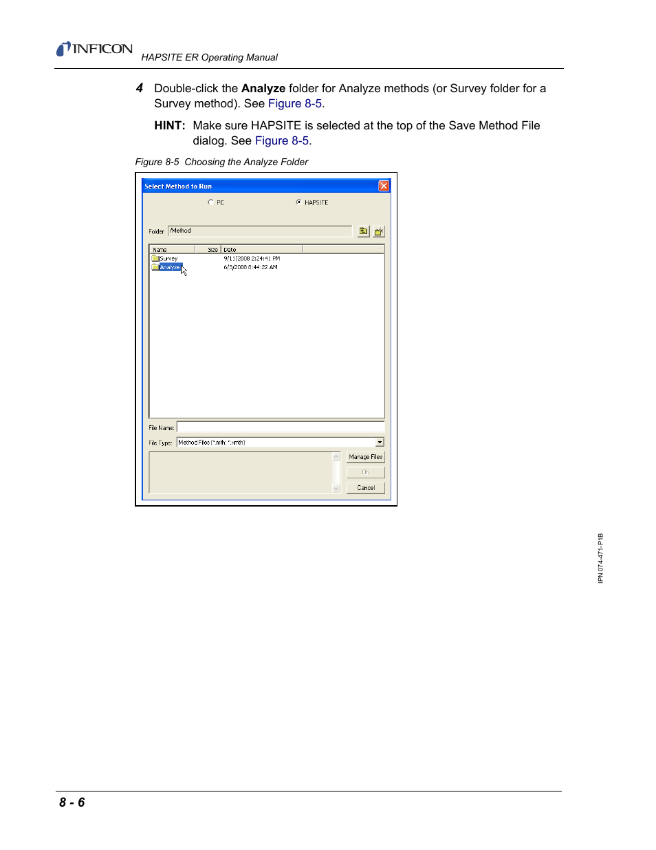 INFICON HAPSITE ER Chemical Identification System User Manual | Page 266 / 560