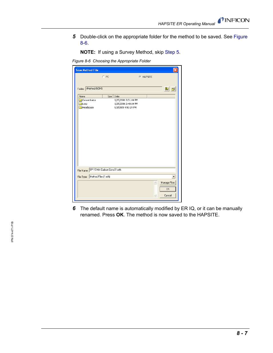 INFICON HAPSITE ER Chemical Identification System User Manual | Page 267 / 560