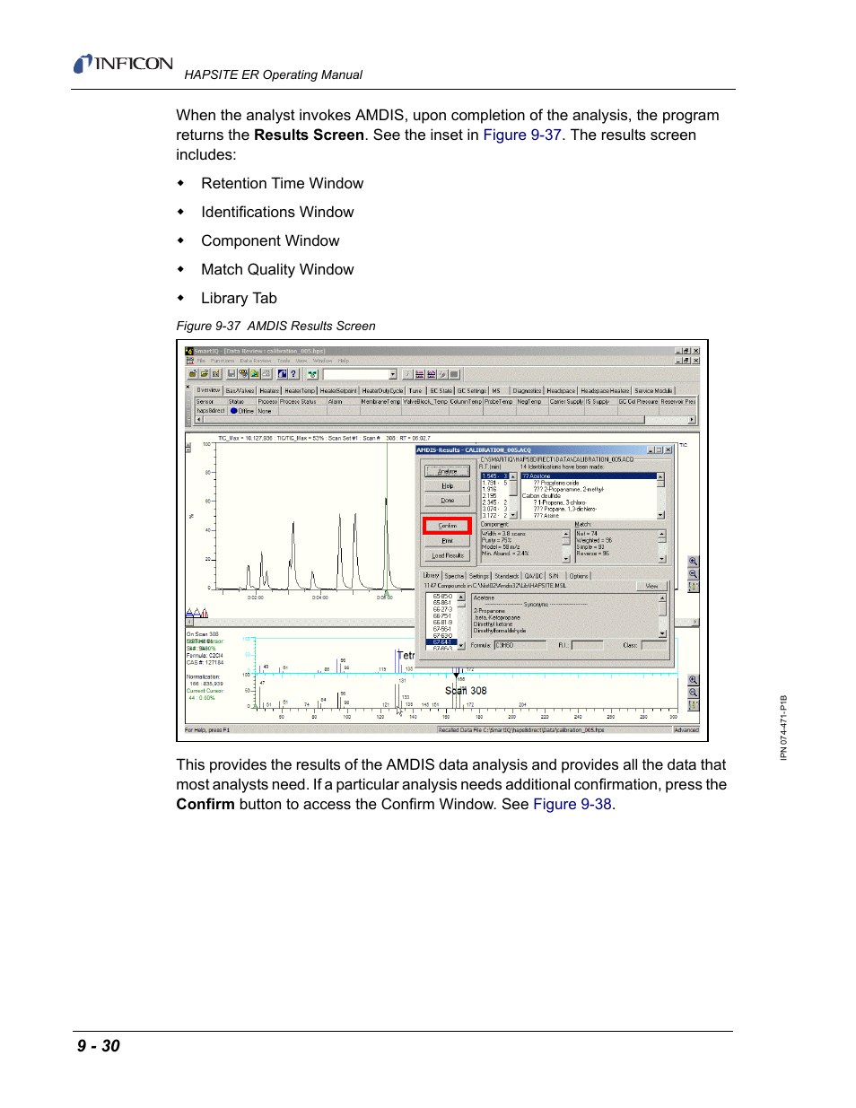 INFICON HAPSITE ER Chemical Identification System User Manual | Page 316 / 560