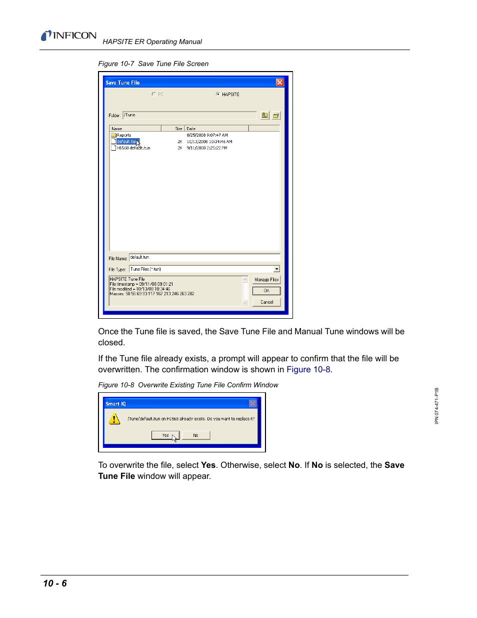 INFICON HAPSITE ER Chemical Identification System User Manual | Page 330 / 560