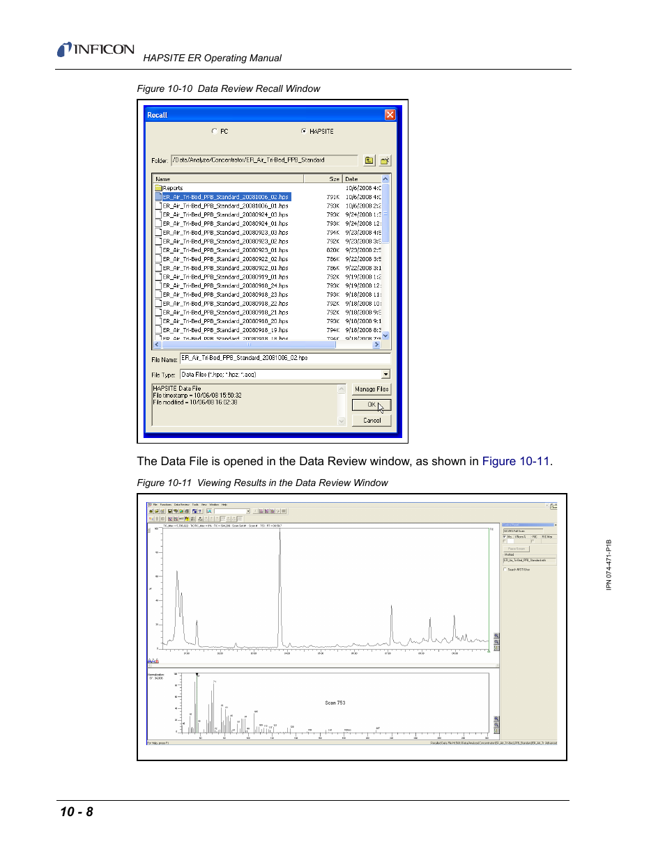 INFICON HAPSITE ER Chemical Identification System User Manual | Page 332 / 560