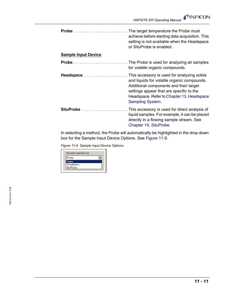 INFICON HAPSITE ER Chemical Identification System User Manual | Page 349 / 560