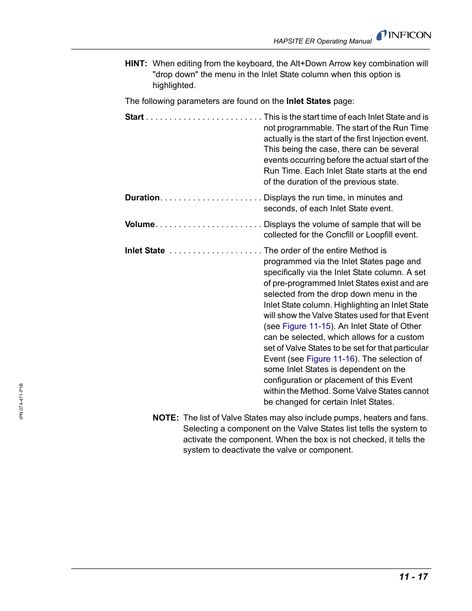 INFICON HAPSITE ER Chemical Identification System User Manual | Page 355 / 560