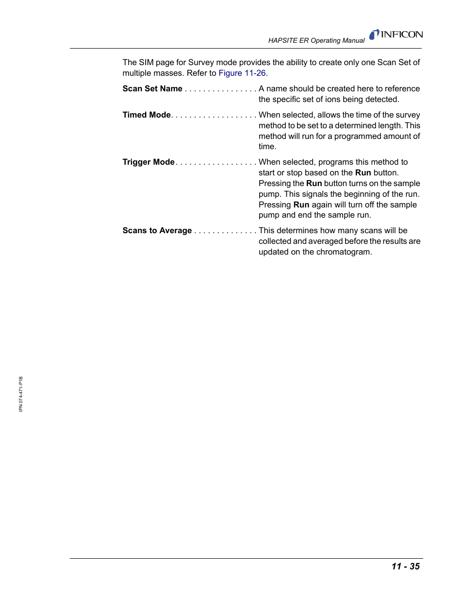 INFICON HAPSITE ER Chemical Identification System User Manual | Page 373 / 560