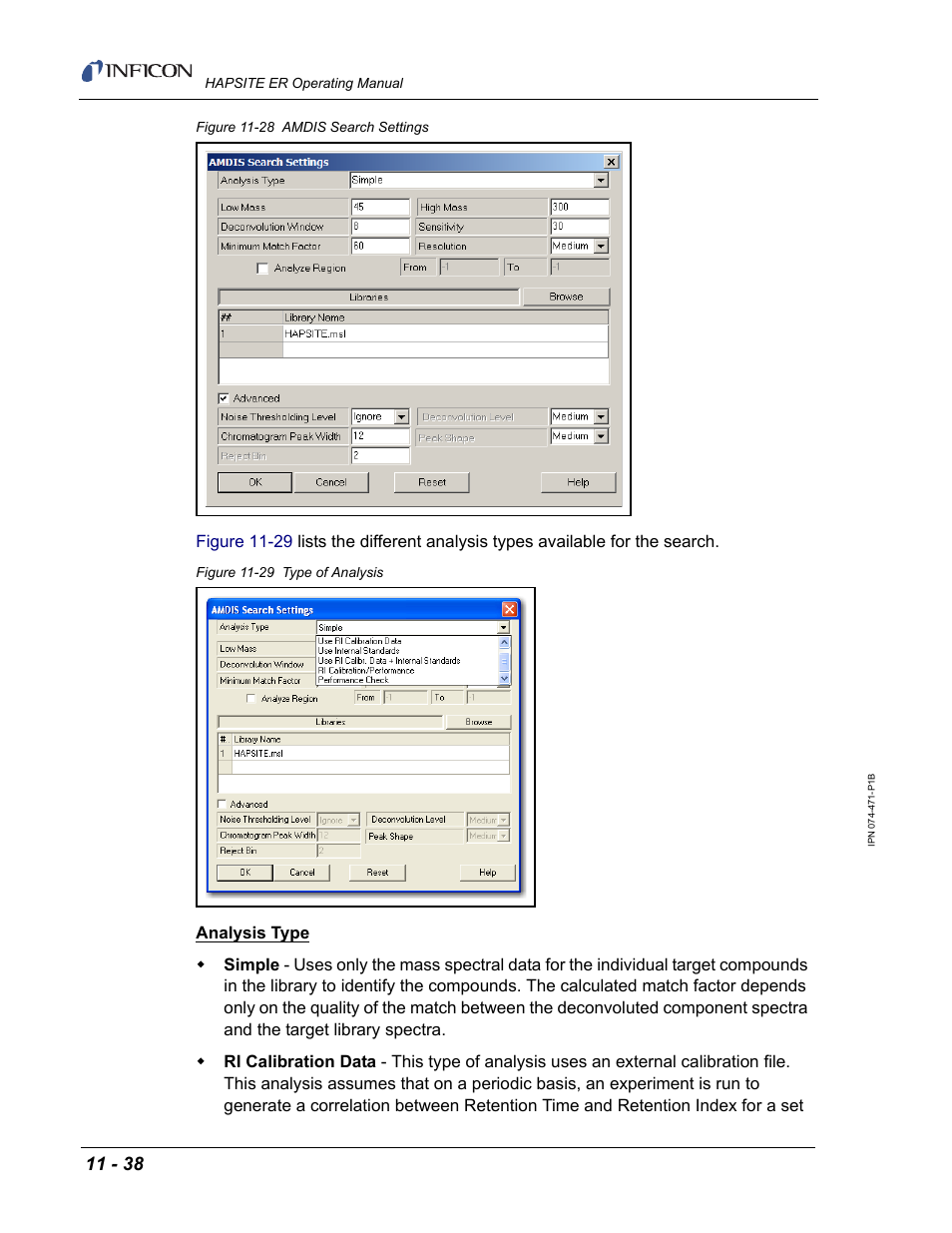 INFICON HAPSITE ER Chemical Identification System User Manual | Page 376 / 560