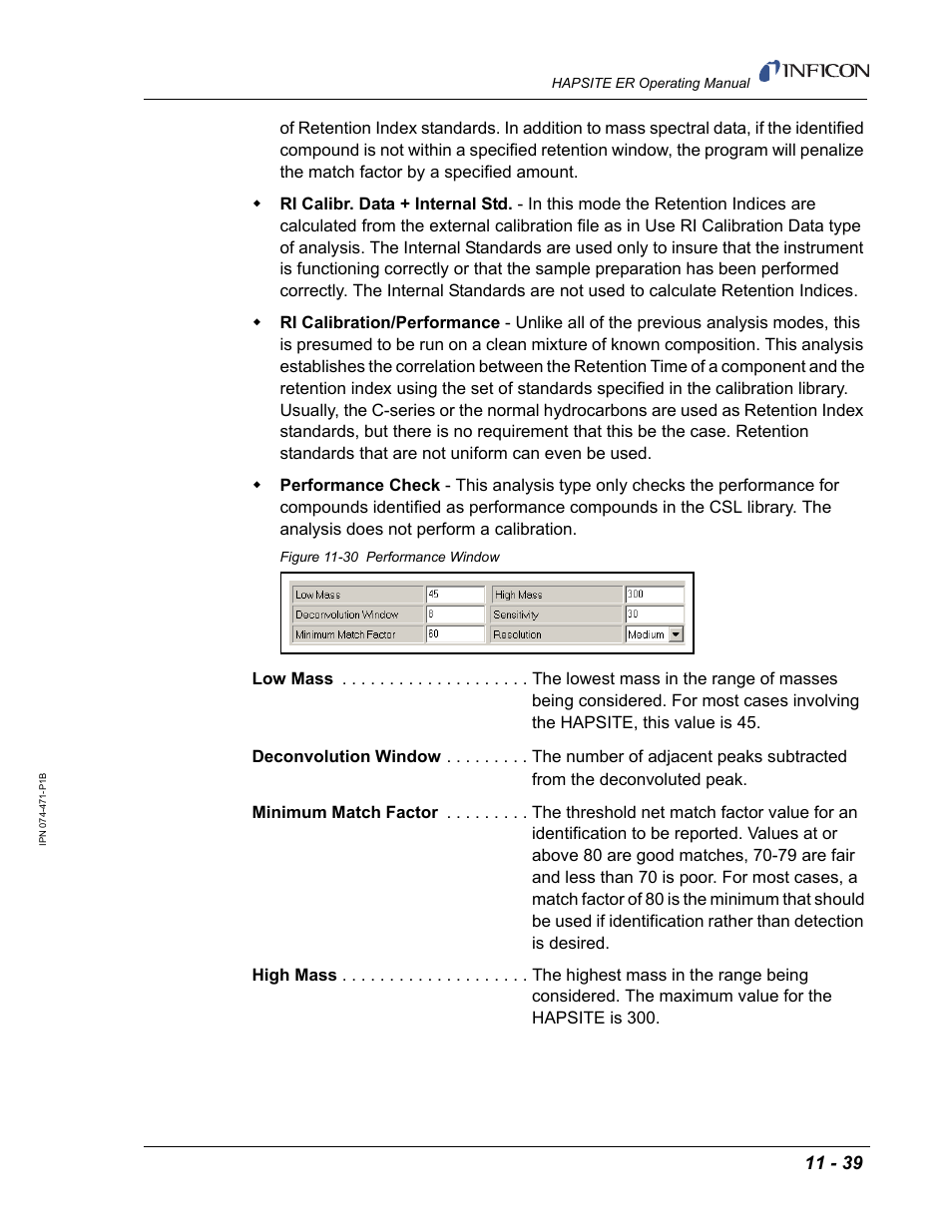 INFICON HAPSITE ER Chemical Identification System User Manual | Page 377 / 560