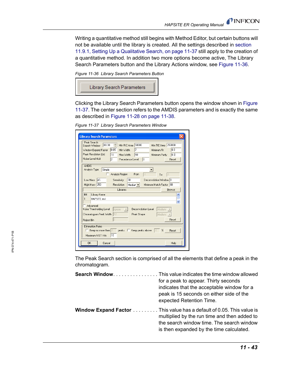 INFICON HAPSITE ER Chemical Identification System User Manual | Page 381 / 560