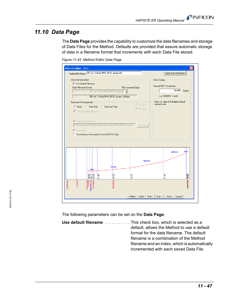 10 data page | INFICON HAPSITE ER Chemical Identification System User Manual | Page 385 / 560