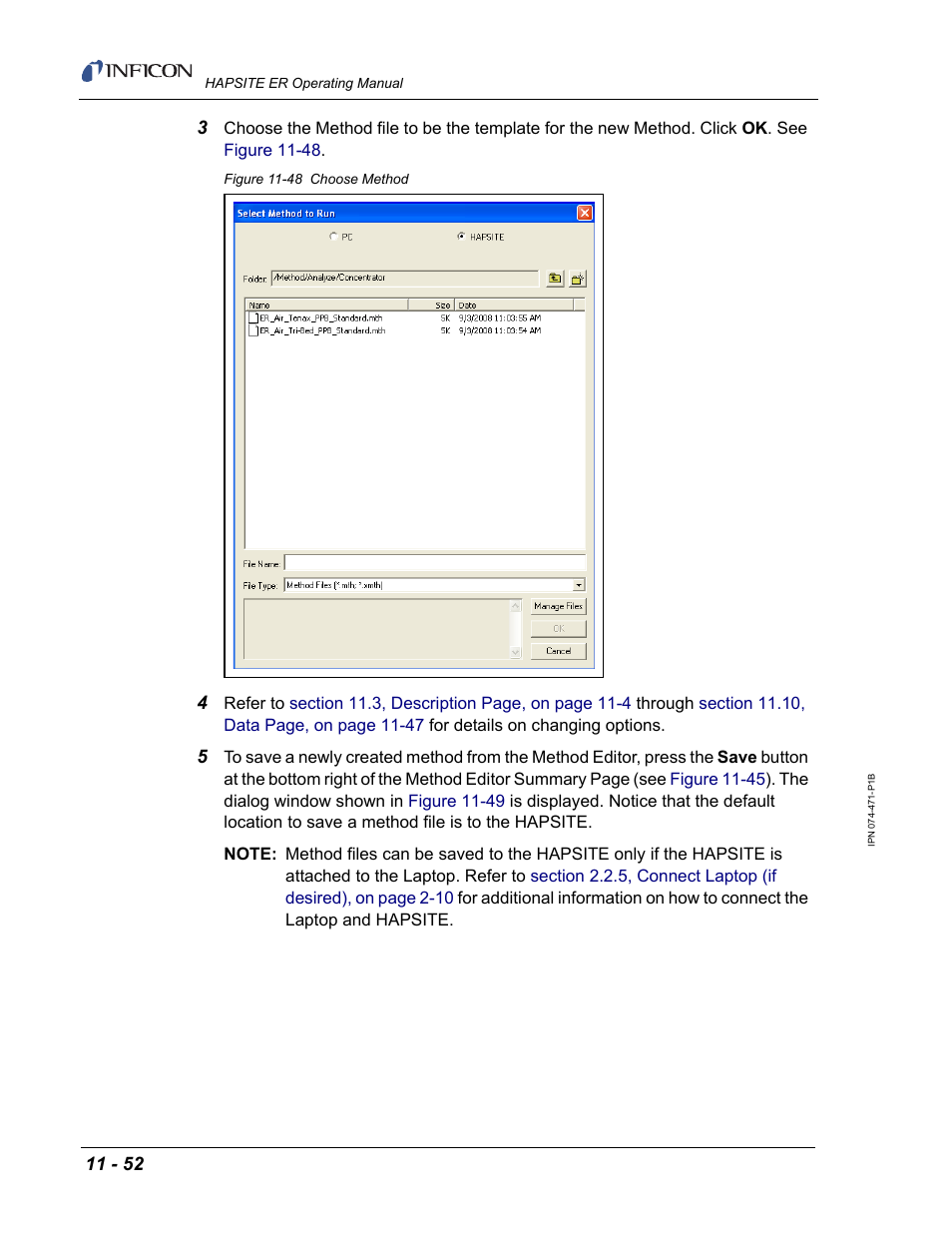 INFICON HAPSITE ER Chemical Identification System User Manual | Page 390 / 560