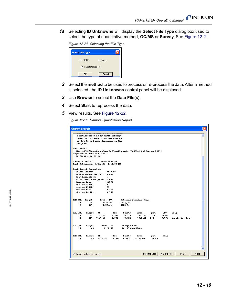 INFICON HAPSITE ER Chemical Identification System User Manual | Page 415 / 560