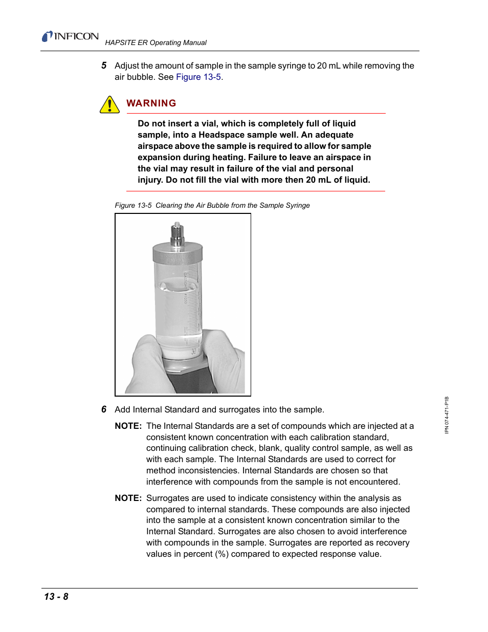 INFICON HAPSITE ER Chemical Identification System User Manual | Page 424 / 560