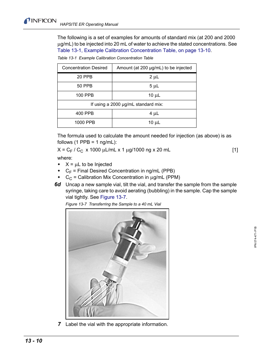 INFICON HAPSITE ER Chemical Identification System User Manual | Page 426 / 560