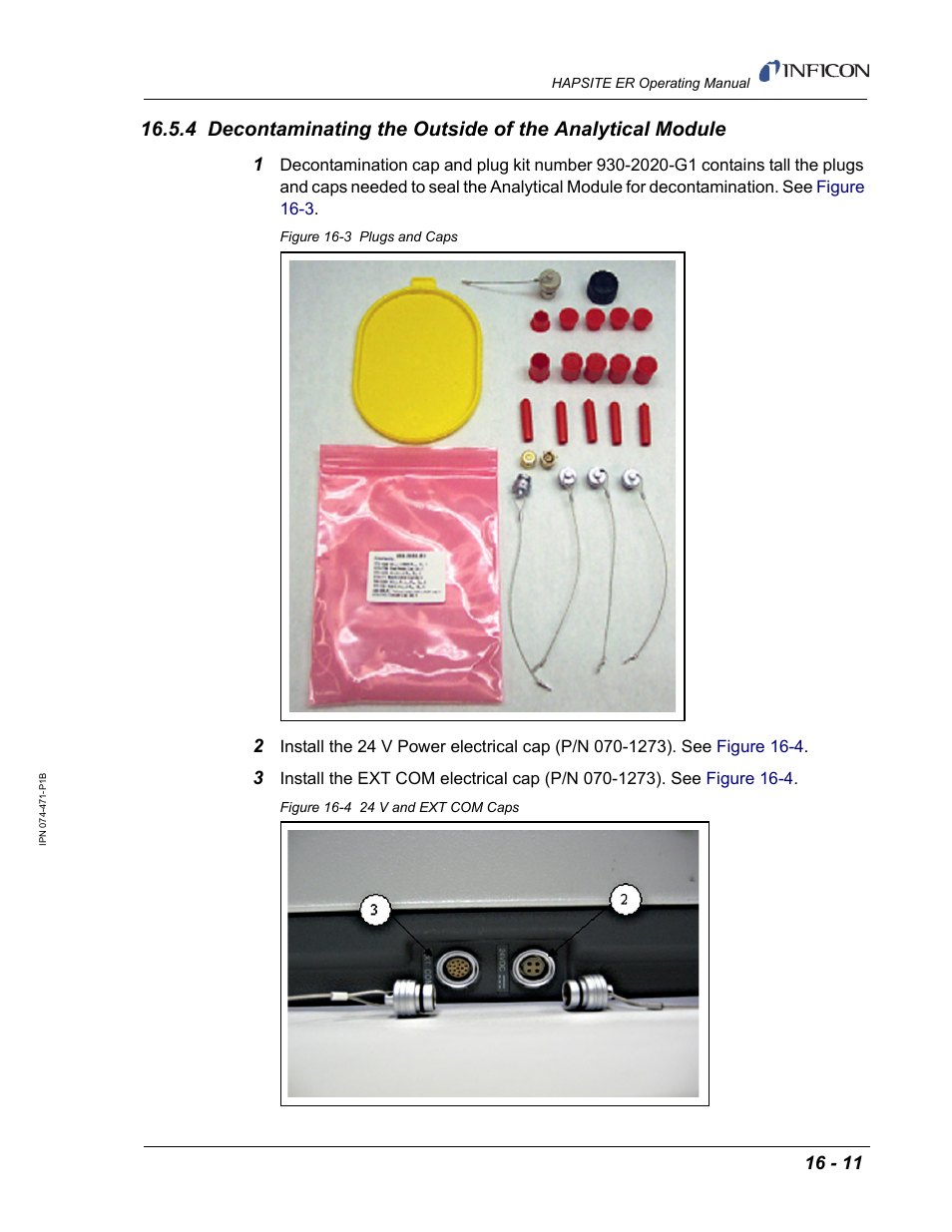 INFICON HAPSITE ER Chemical Identification System User Manual | Page 487 / 560