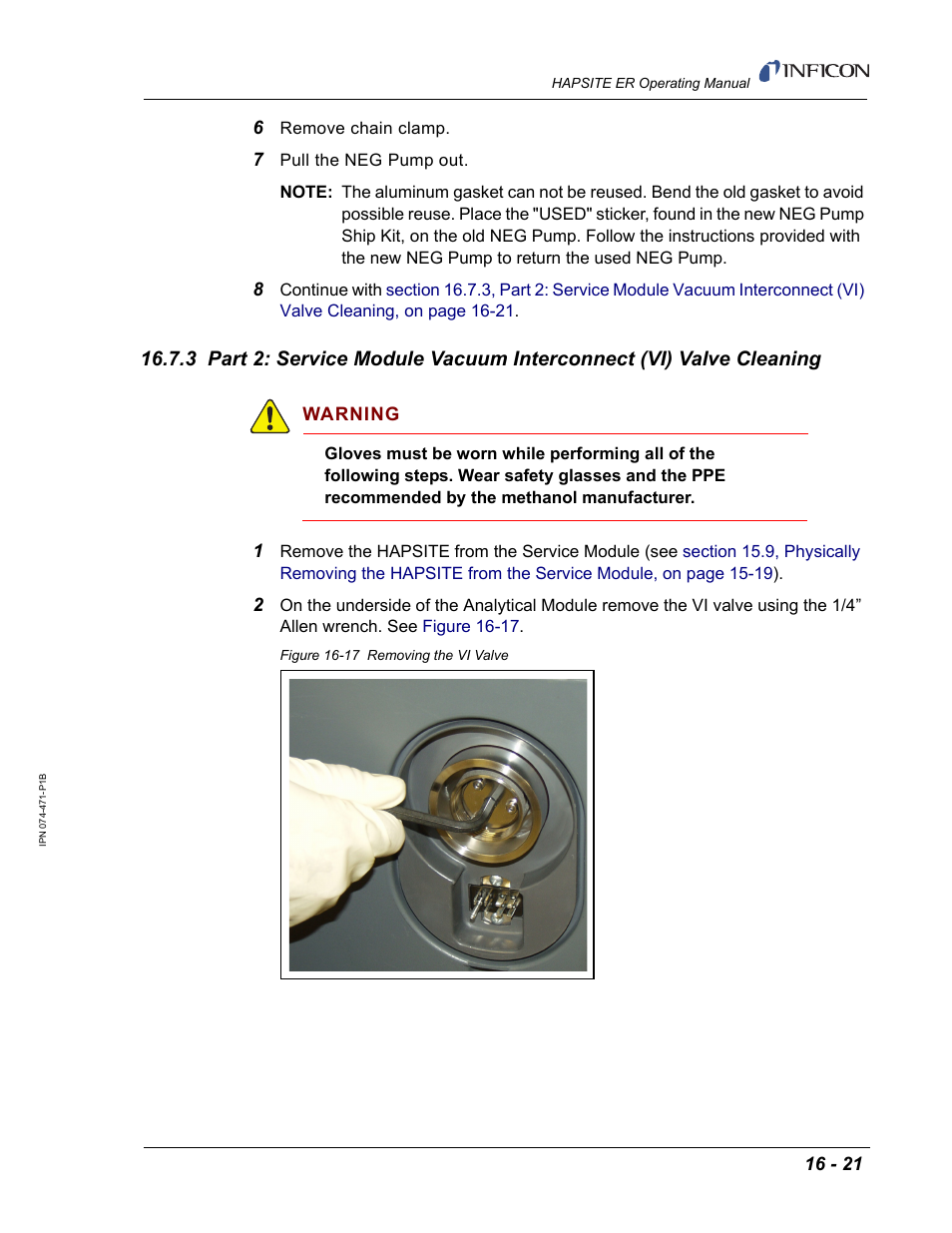 INFICON HAPSITE ER Chemical Identification System User Manual | Page 497 / 560