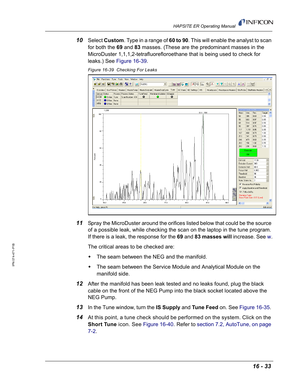 INFICON HAPSITE ER Chemical Identification System User Manual | Page 509 / 560