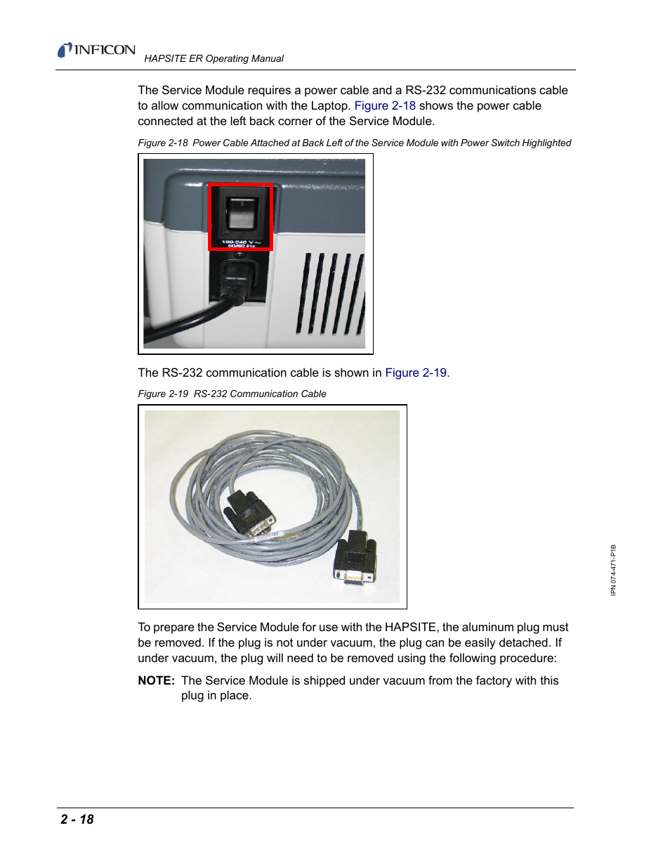 INFICON HAPSITE ER Chemical Identification System User Manual | Page 56 / 560