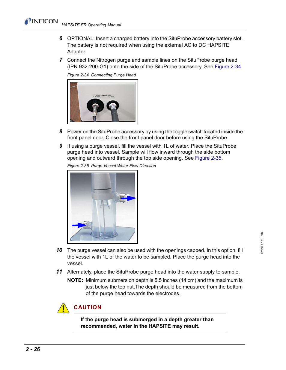 INFICON HAPSITE ER Chemical Identification System User Manual | Page 64 / 560