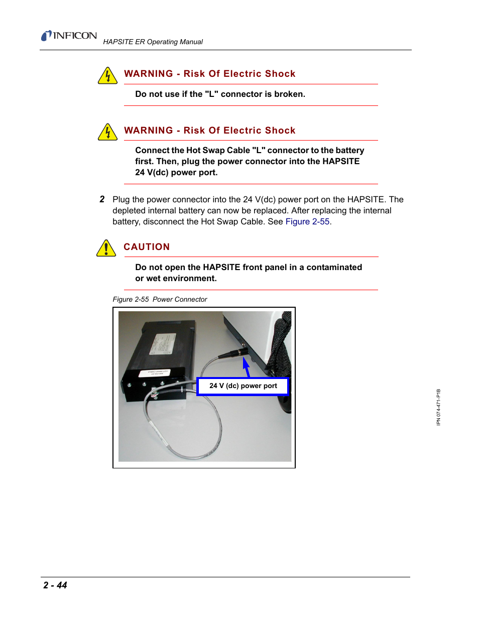 INFICON HAPSITE ER Chemical Identification System User Manual | Page 82 / 560