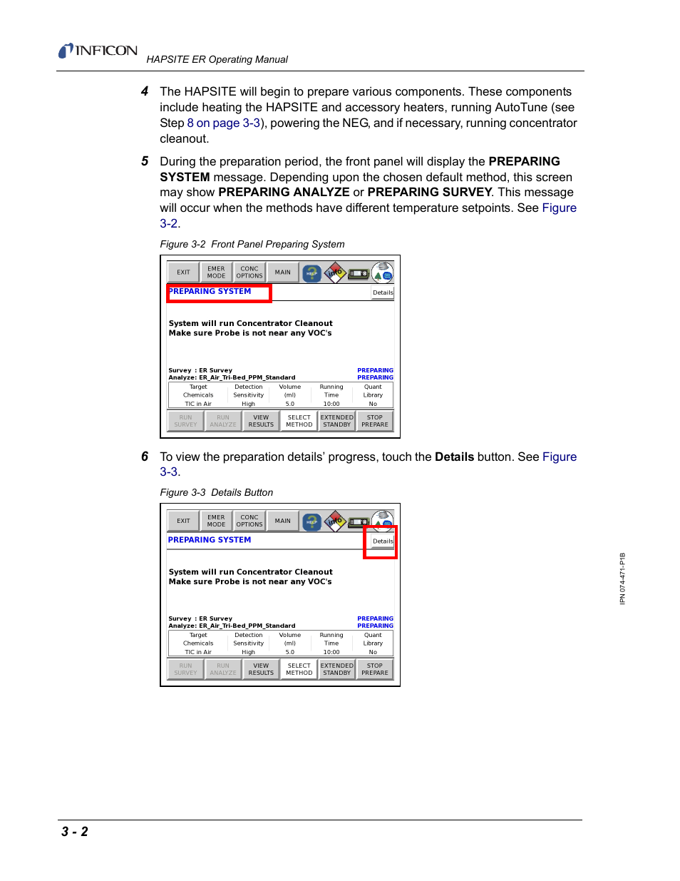 INFICON HAPSITE ER Chemical Identification System User Manual | Page 86 / 560