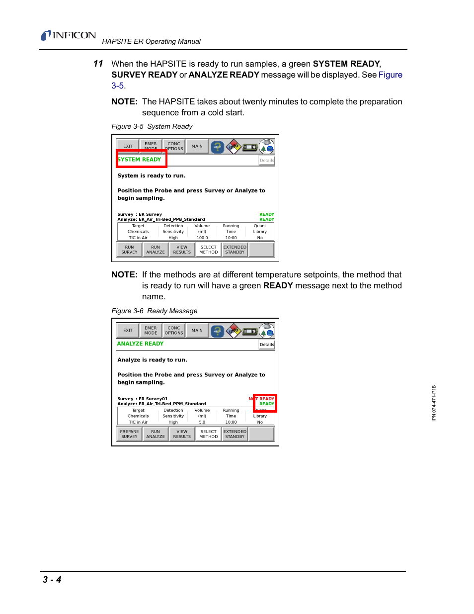 INFICON HAPSITE ER Chemical Identification System User Manual | Page 88 / 560