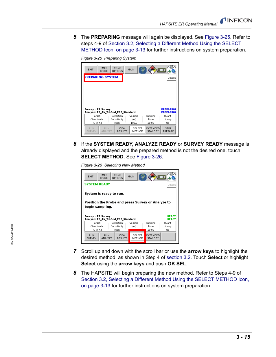 INFICON HAPSITE ER Chemical Identification System User Manual | Page 99 / 560