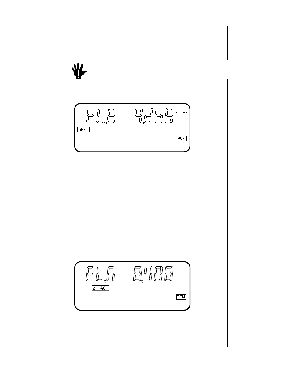 Figure 2.7: density parameter, Density parameter, Figure 2.8: z-factor parameter | INFICON STM-100/MF Thin Film Deposition Monitor User Manual | Page 25 / 99