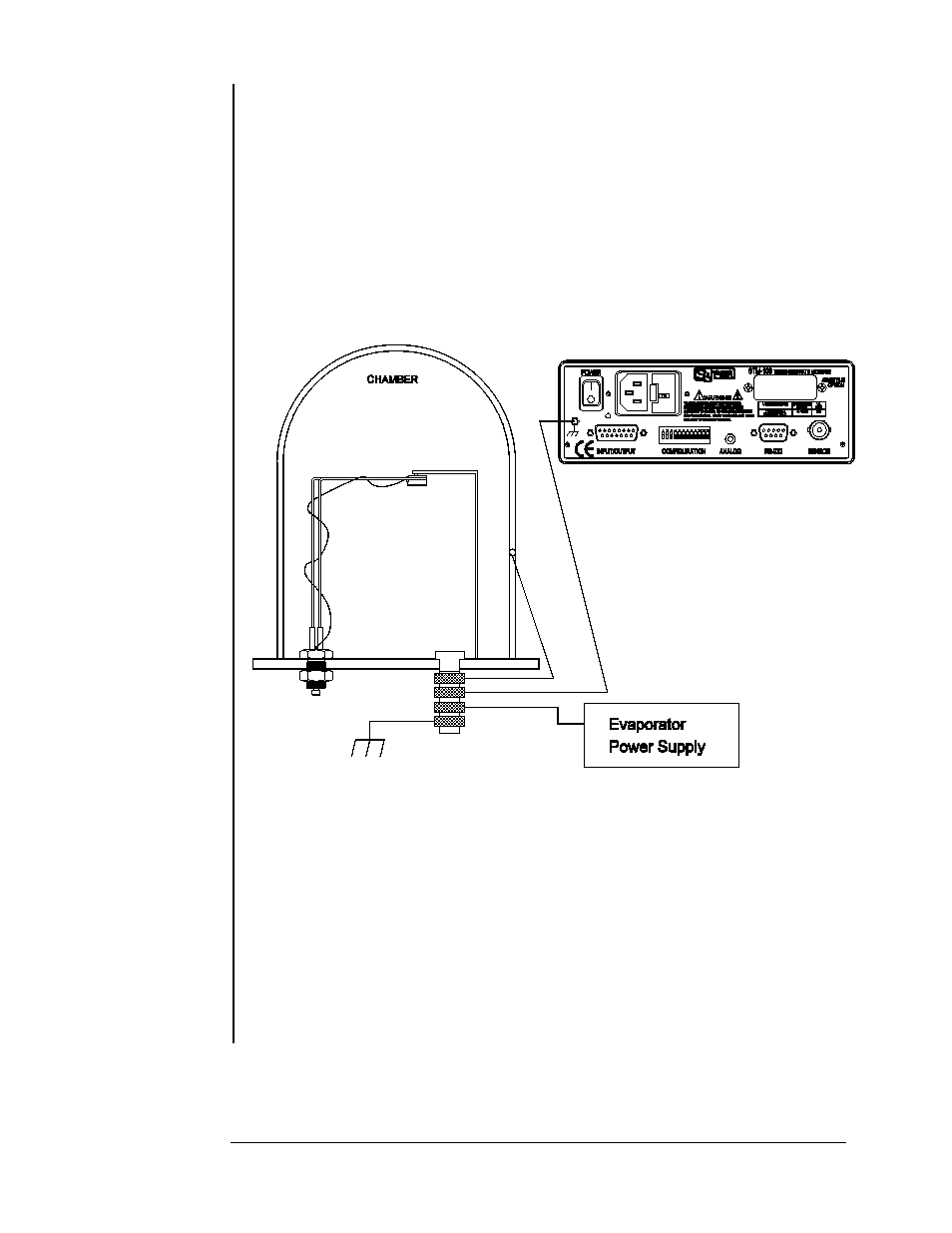 Ground, Section 3.3, Grounding | Figure 3.2: recommended grounding procedure, Connector shielding | INFICON STM-100/MF Thin Film Deposition Monitor User Manual | Page 36 / 99