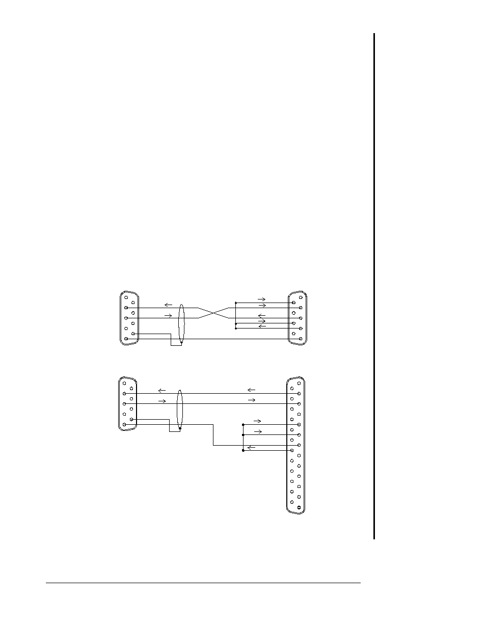 Rs-232 serial communications interface, Section 3.7, Rs-232 connections | Rs-232 connector definitions, Page 3 - 7 installation | INFICON STM-100/MF Thin Film Deposition Monitor User Manual | Page 41 / 99