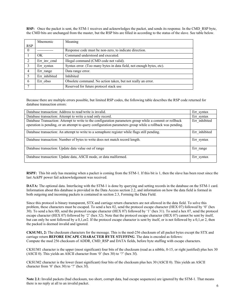 INFICON STM-1 Thin Film Deposition Monitor User Manual | Page 6 / 16