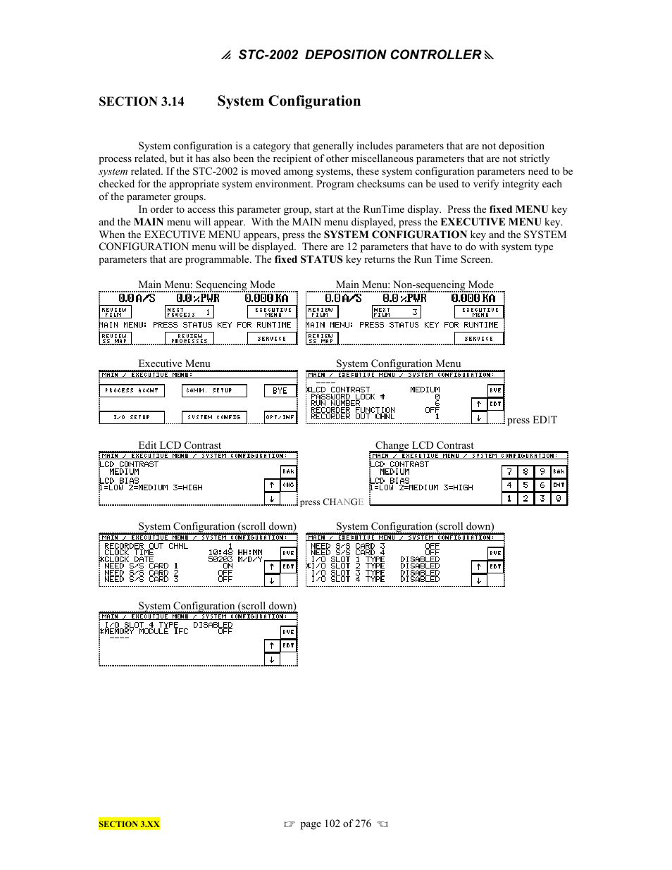 System configuration | INFICON STC-2002 Thin Film Deposition Controller Operating Manual User Manual | Page 104 / 278