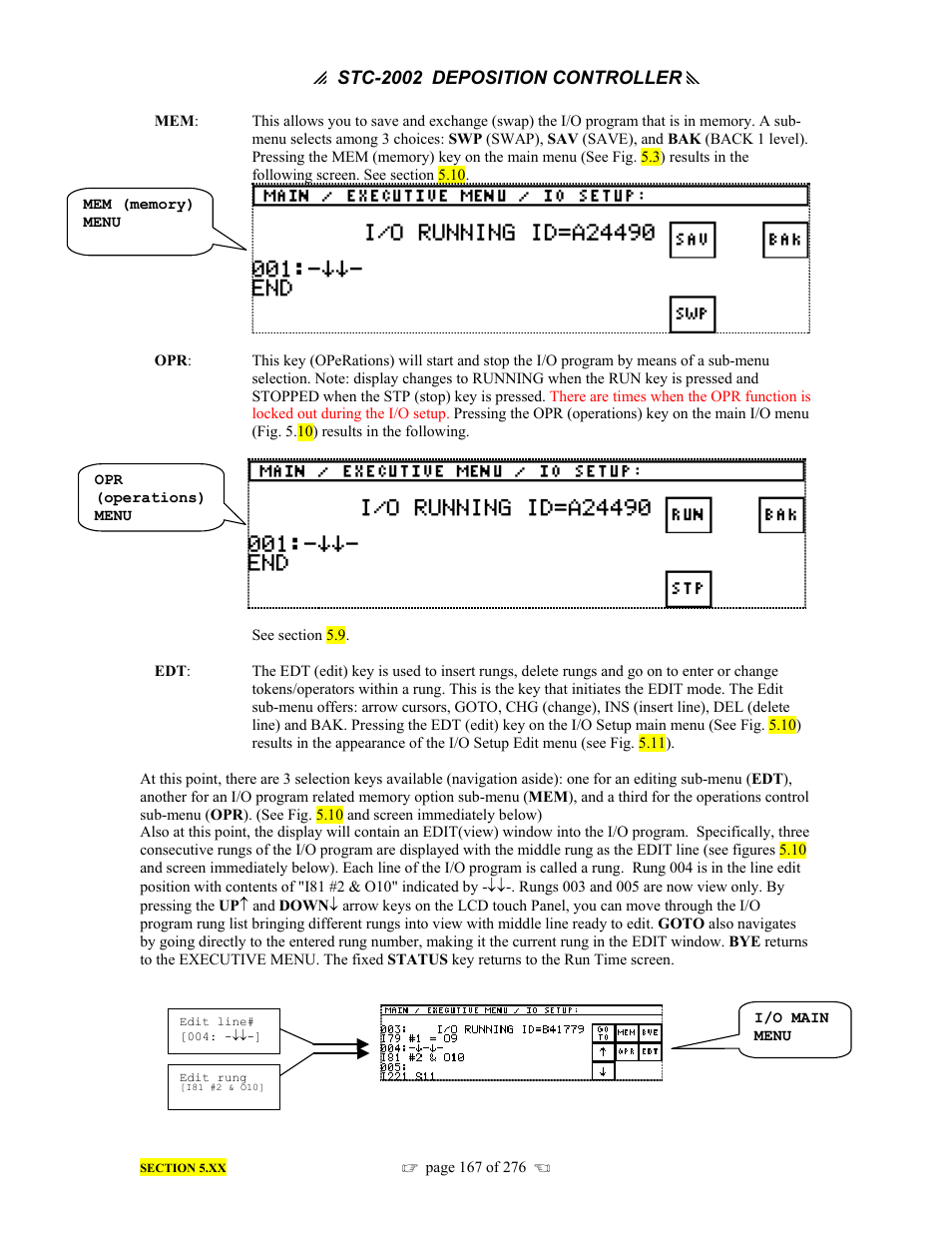 INFICON STC-2002 Thin Film Deposition Controller Operating Manual User Manual | Page 169 / 278