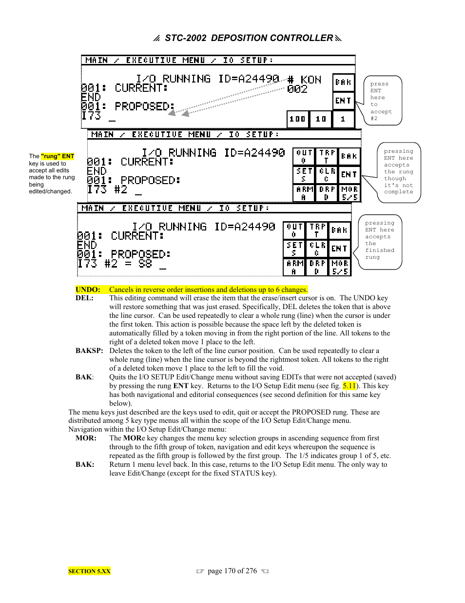 INFICON STC-2002 Thin Film Deposition Controller Operating Manual User Manual | Page 172 / 278