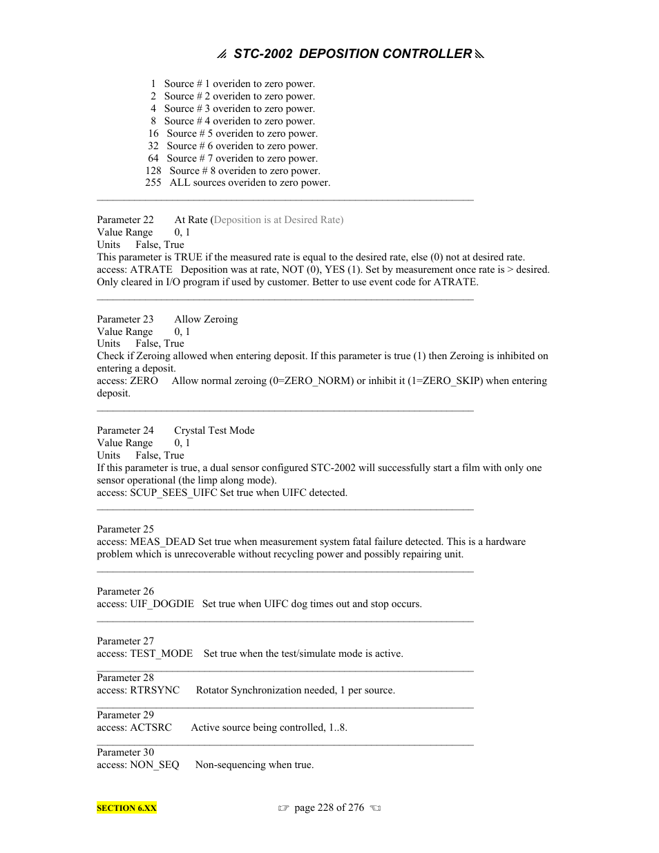 INFICON STC-2002 Thin Film Deposition Controller Operating Manual User Manual | Page 230 / 278