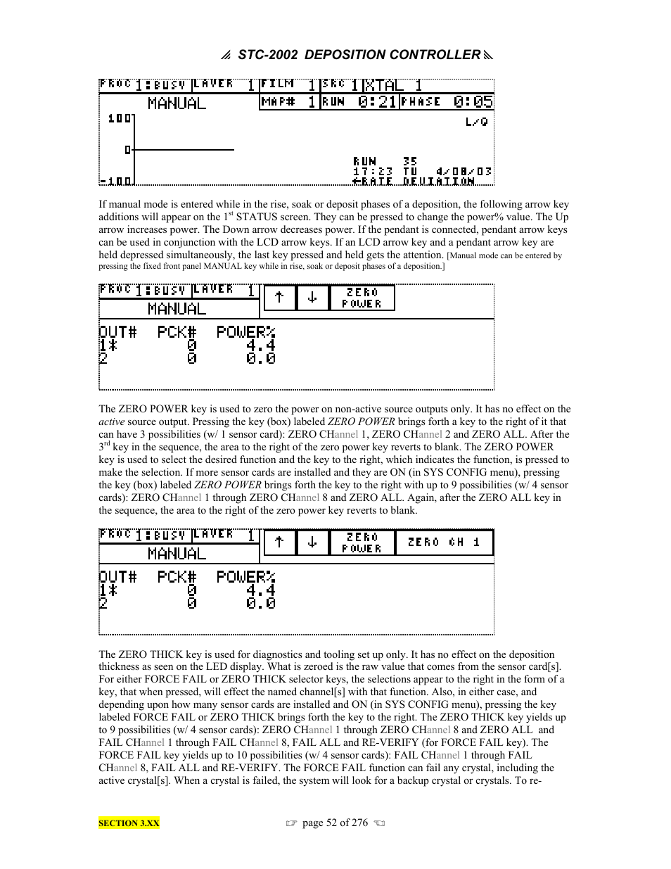 INFICON STC-2002 Thin Film Deposition Controller Operating Manual User Manual | Page 54 / 278