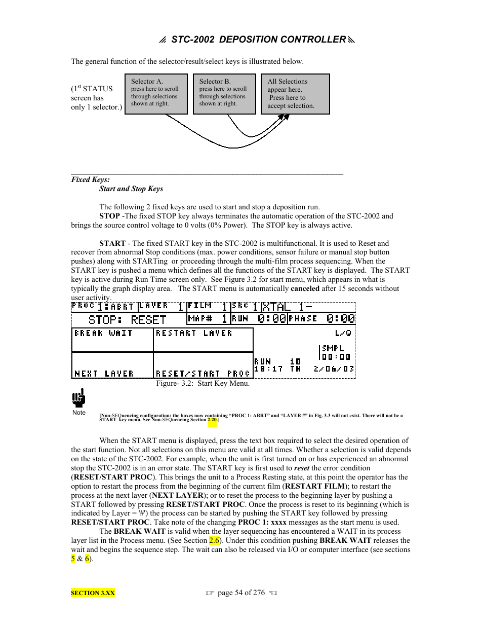 P stc-2002, Deposition controller y | INFICON STC-2002 Thin Film Deposition Controller Operating Manual User Manual | Page 56 / 278