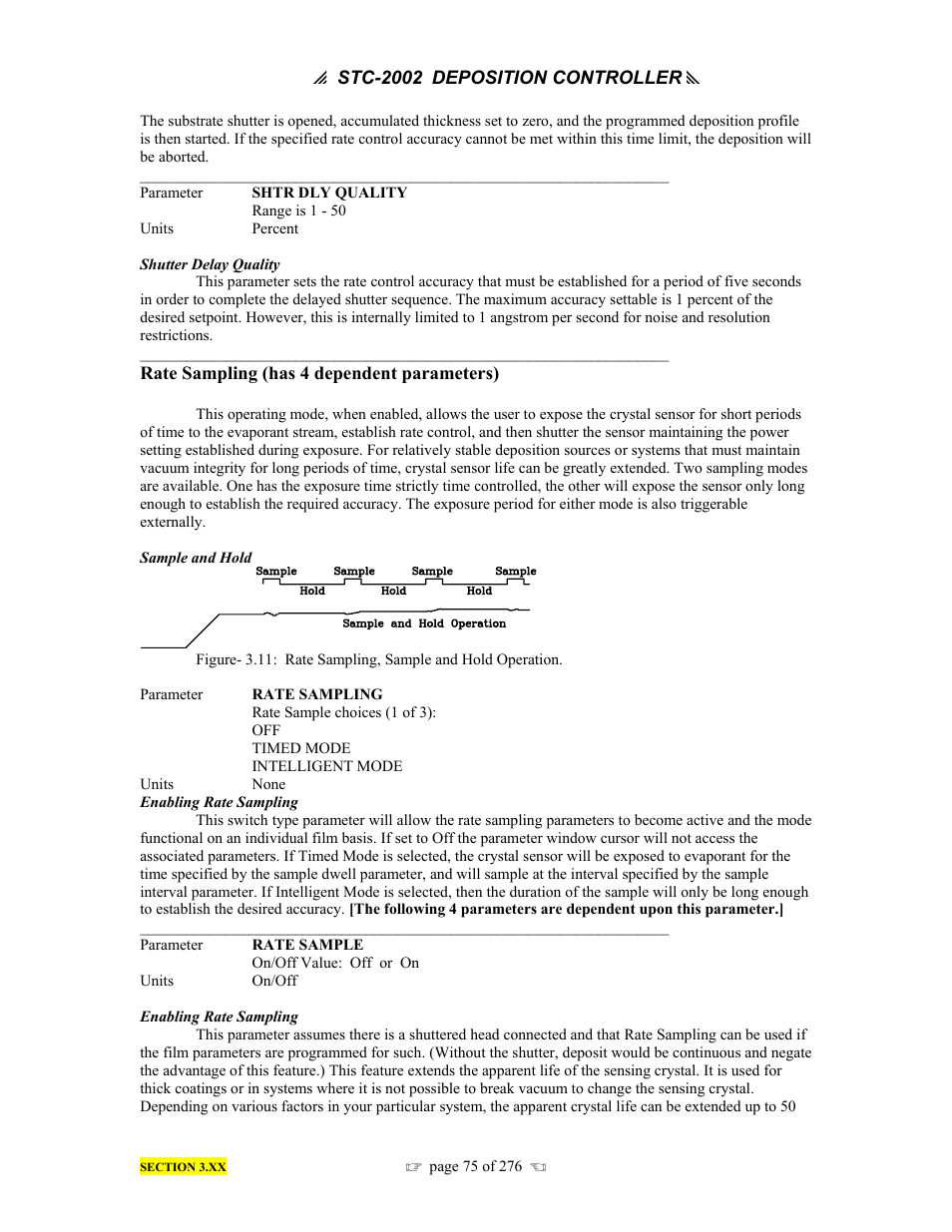 INFICON STC-2002 Thin Film Deposition Controller Operating Manual User Manual | Page 77 / 278