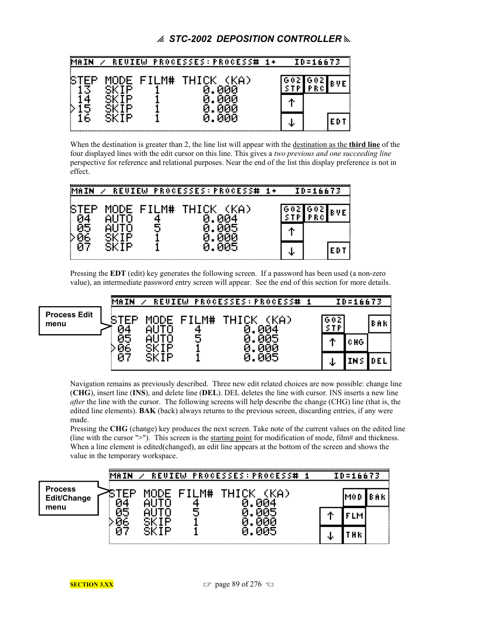 INFICON STC-2002 Thin Film Deposition Controller Operating Manual User Manual | Page 91 / 278