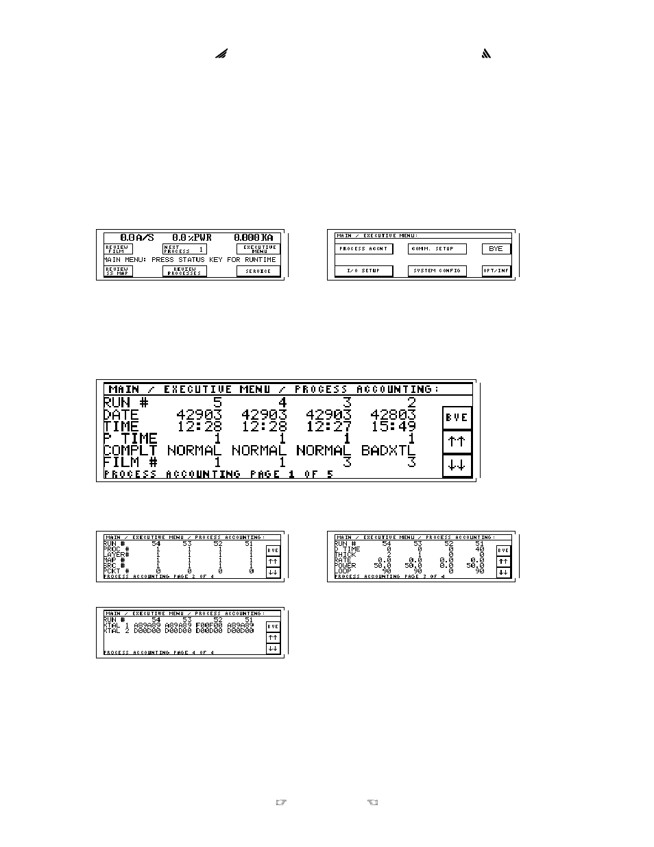 Process accounting | INFICON STC-2000A Thin Film Deposition Controller Operating Manual User Manual | Page 119 / 292