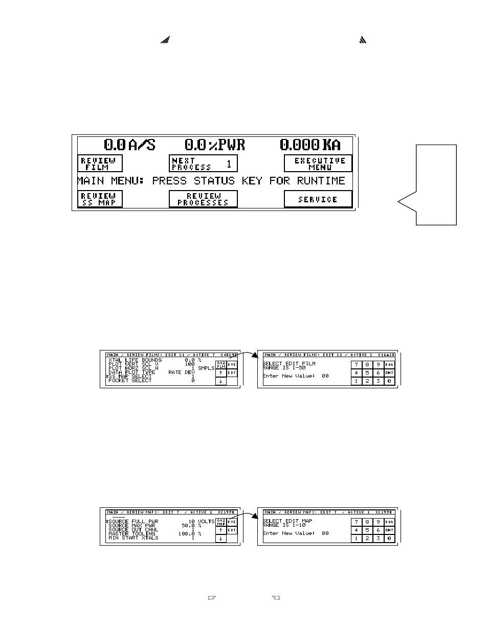 Main menu description | INFICON STC-2000A Thin Film Deposition Controller Operating Manual User Manual | Page 66 / 292