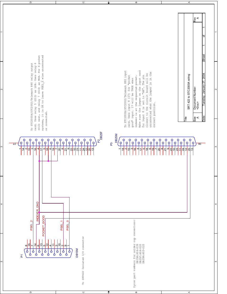 INFICON SRT-422 Crucible Indexer User Manual | Page 68 / 70