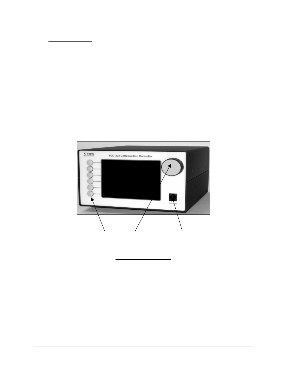 Softkeys, Chapter 1 quick start, 0 introduction | 1 front panel | INFICON SQC-222 Thin Film Deposition Controller User Manual | Page 7 / 84