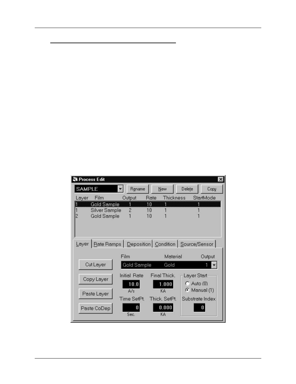 Chapter 2 quick start, 7 multi-layer codeposition process | INFICON SID-142 Thin Film Deposition Controller User Manual | Page 20 / 74