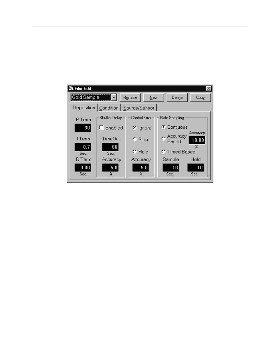 Chapter 3 sqs-142 software | INFICON SID-142 Thin Film Deposition Controller User Manual | Page 40 / 74