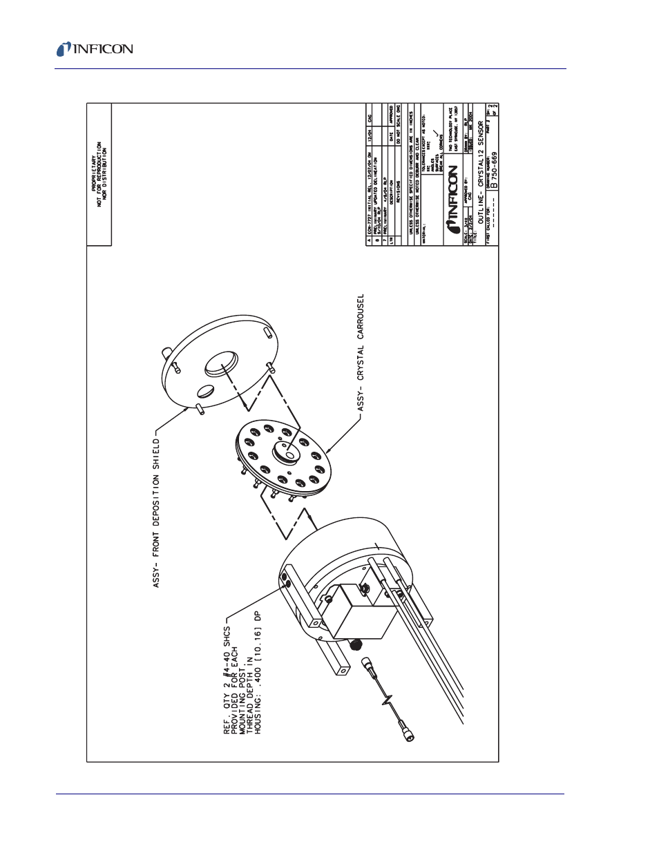 INFICON Crystal 12 Sensor User Manual | Page 18 / 58