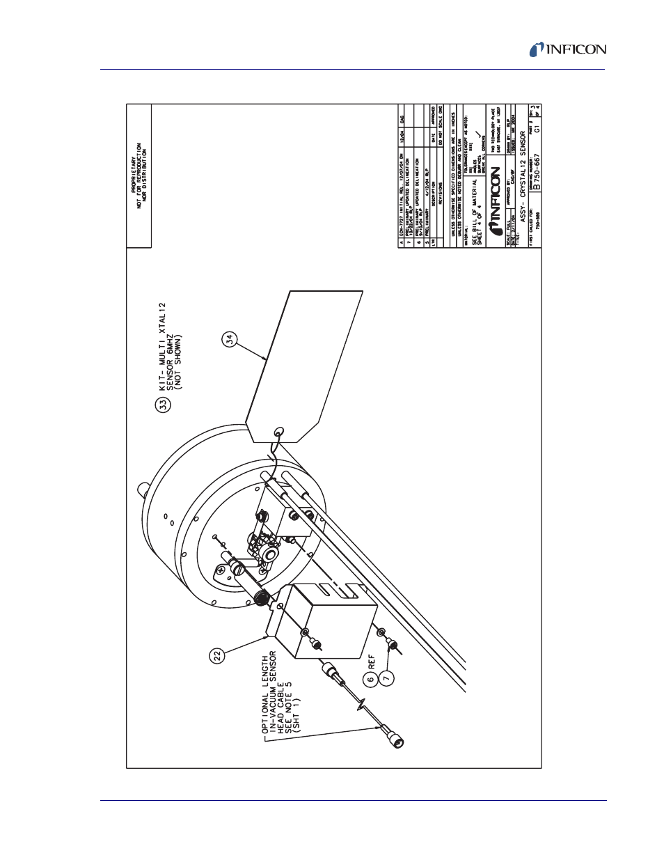 INFICON Crystal 12 Sensor User Manual | Page 21 / 58