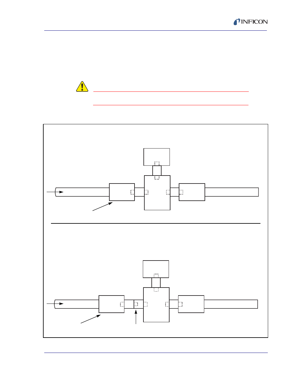 3 electrical and pneumatic connections, 1 electrical, 2 pneumatic solenoid tube connections | Consult, Figure 3-1 on, Figure, Caution | INFICON Crystal 12 Sensor User Manual | Page 41 / 58