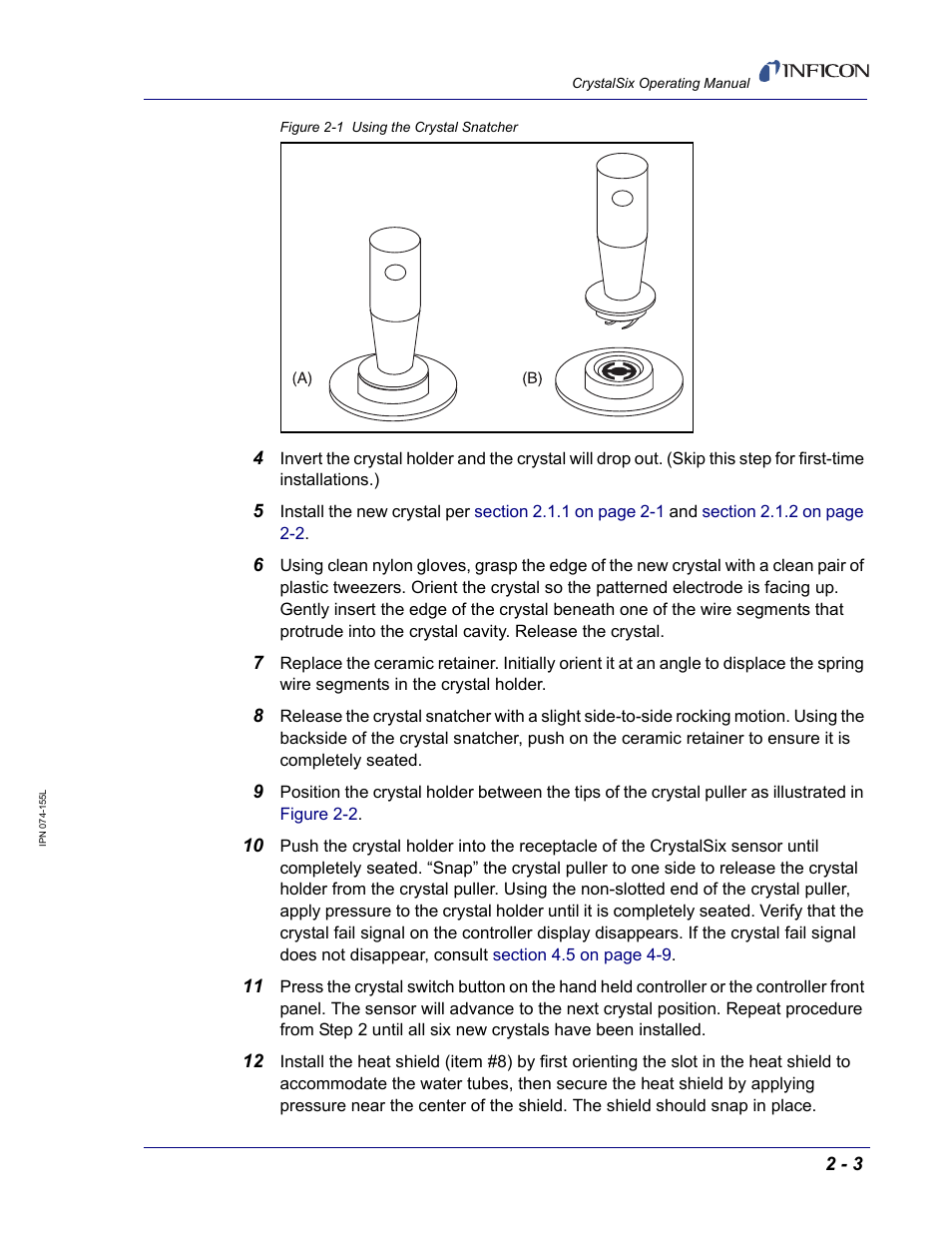 Figure 2-1 | INFICON CrystalSix Sensor User Manual | Page 17 / 54