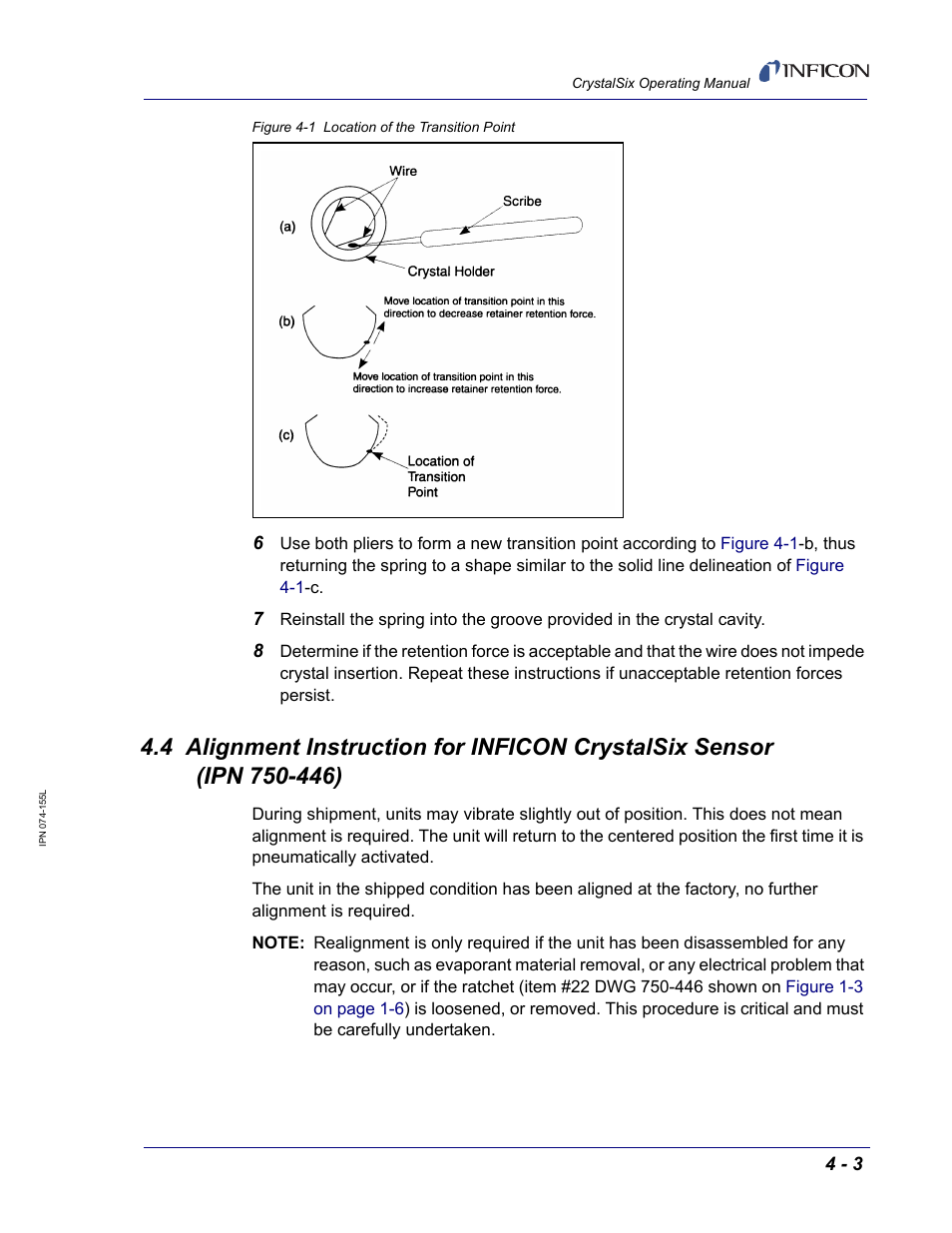 Vity, Figure, Consult | Figure 4-1 | INFICON CrystalSix Sensor User Manual | Page 39 / 54