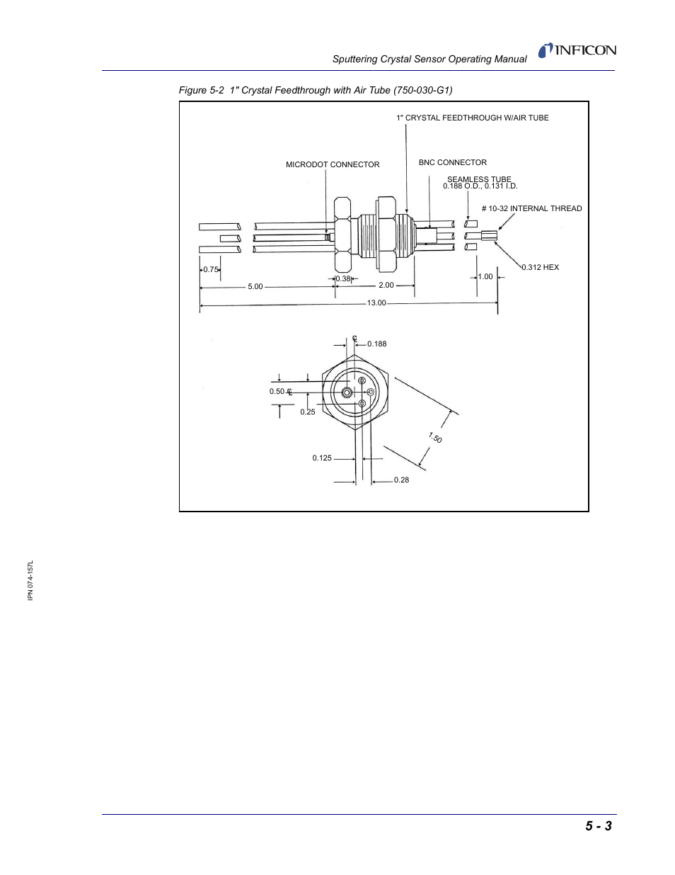Figure 5-2 on, Figure, Figure 5-2 | INFICON Sputtering Sensor User Manual | Page 49 / 54