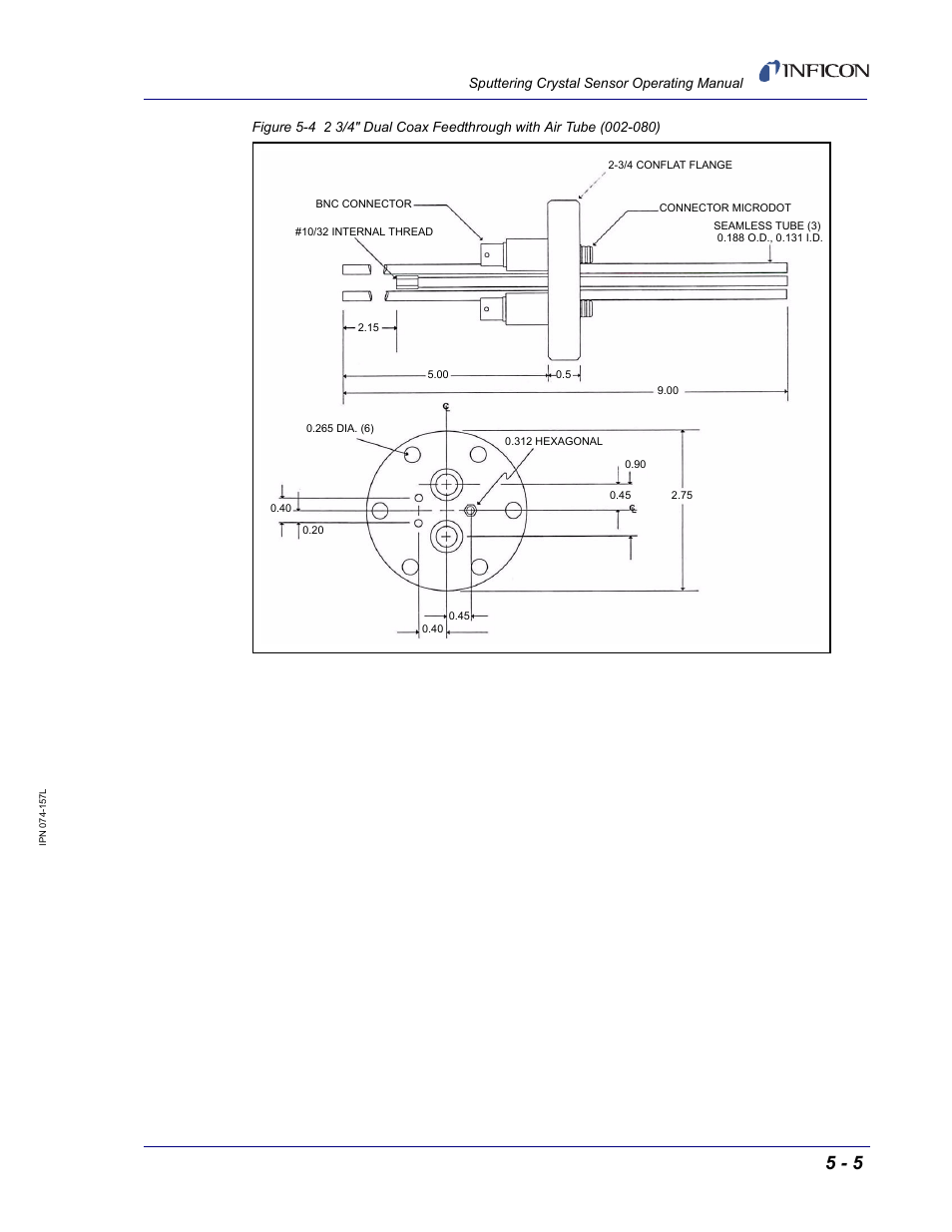 Figure 5-4 on, Figure 5-4 | INFICON Sputtering Sensor User Manual | Page 51 / 54